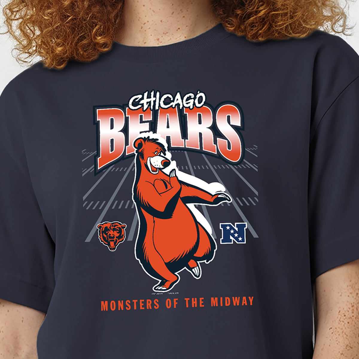 Disney X NFL Collab - Chicago Bears Ladies Tee
