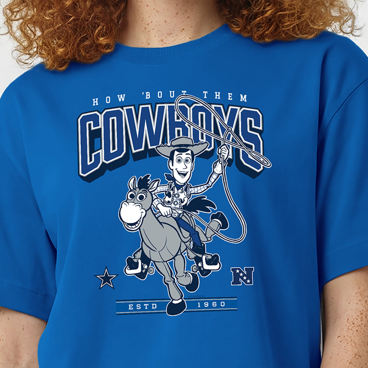 Disney X NFL Collab - Dallas Cowboys Ladies Tee