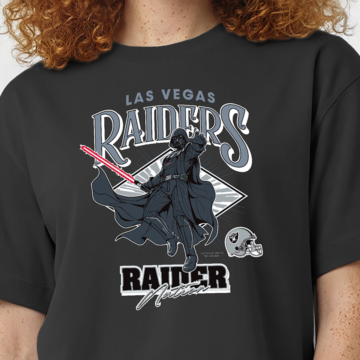 Disney X NFL Collab - Las Vegas Raiders Ladies Tee