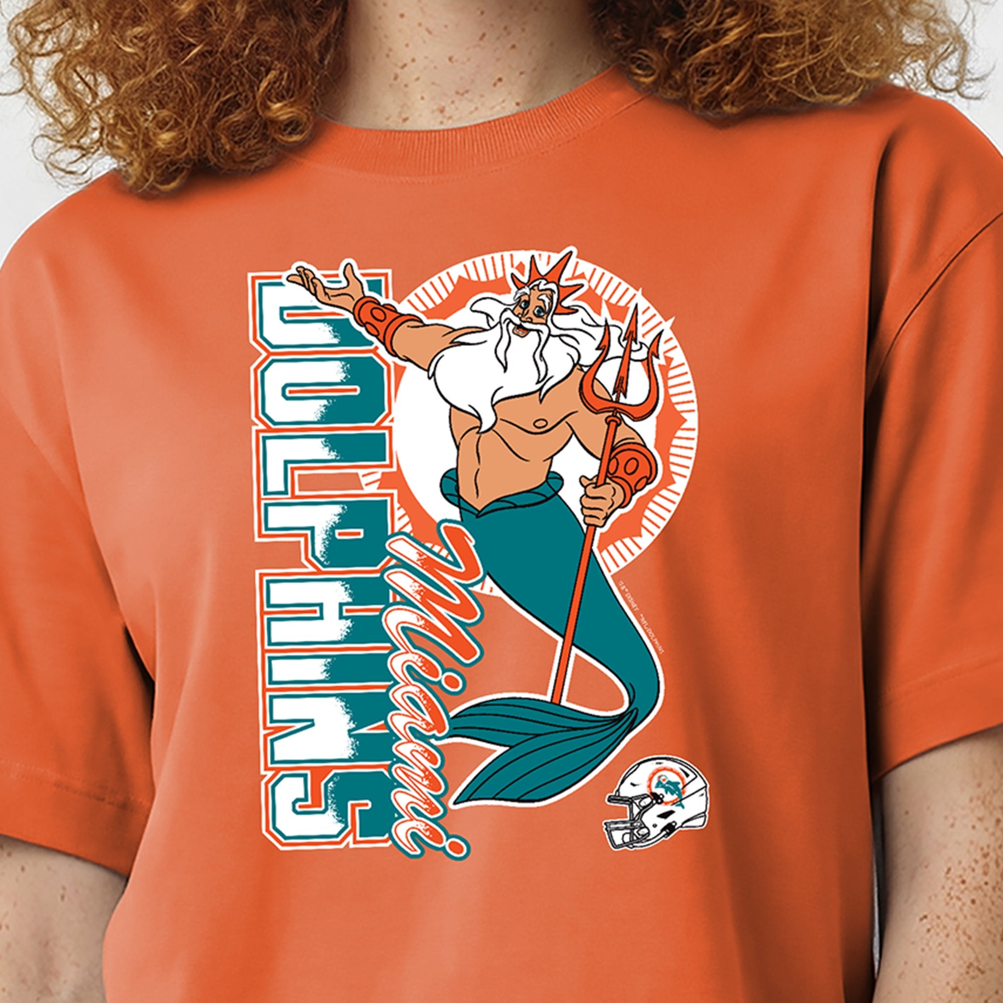 Disney X NFL Collab - Miami Dolphins Ladies Tee