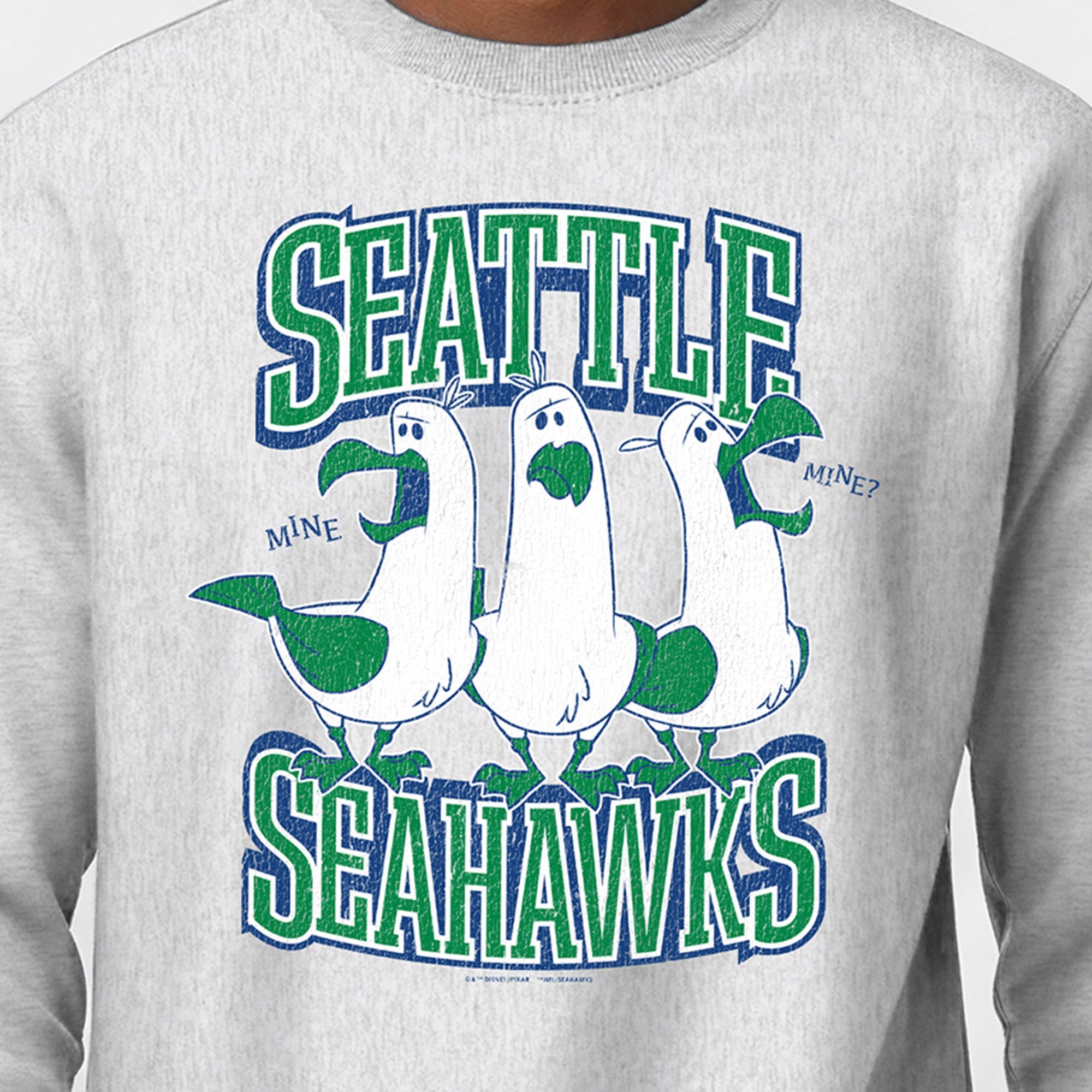 Disney X NFL Collab - Seattle Seahawks Crewneck