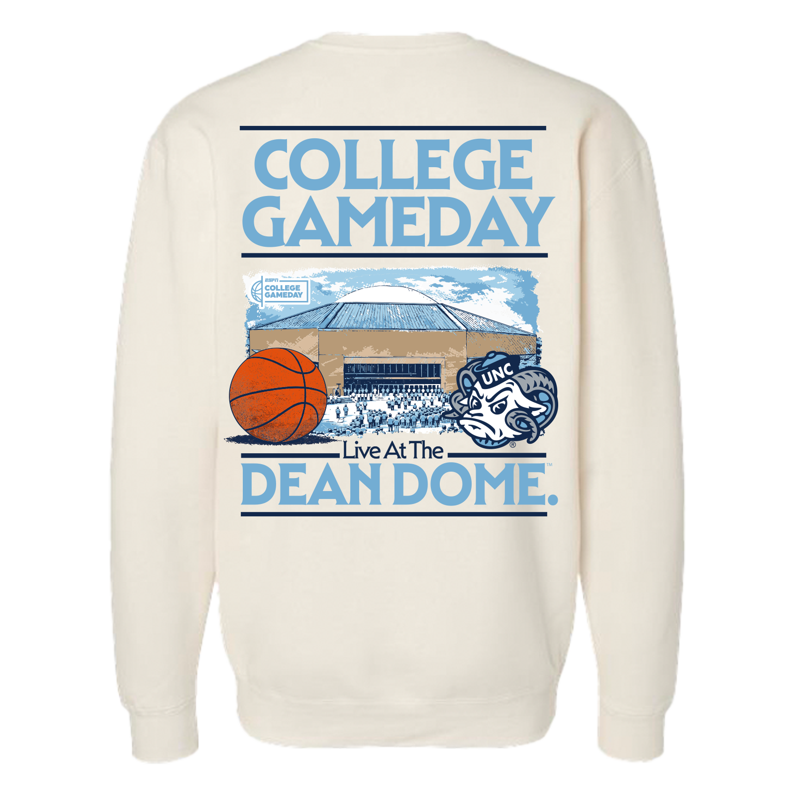 College GameDay UNC Dean Dome Crewneck