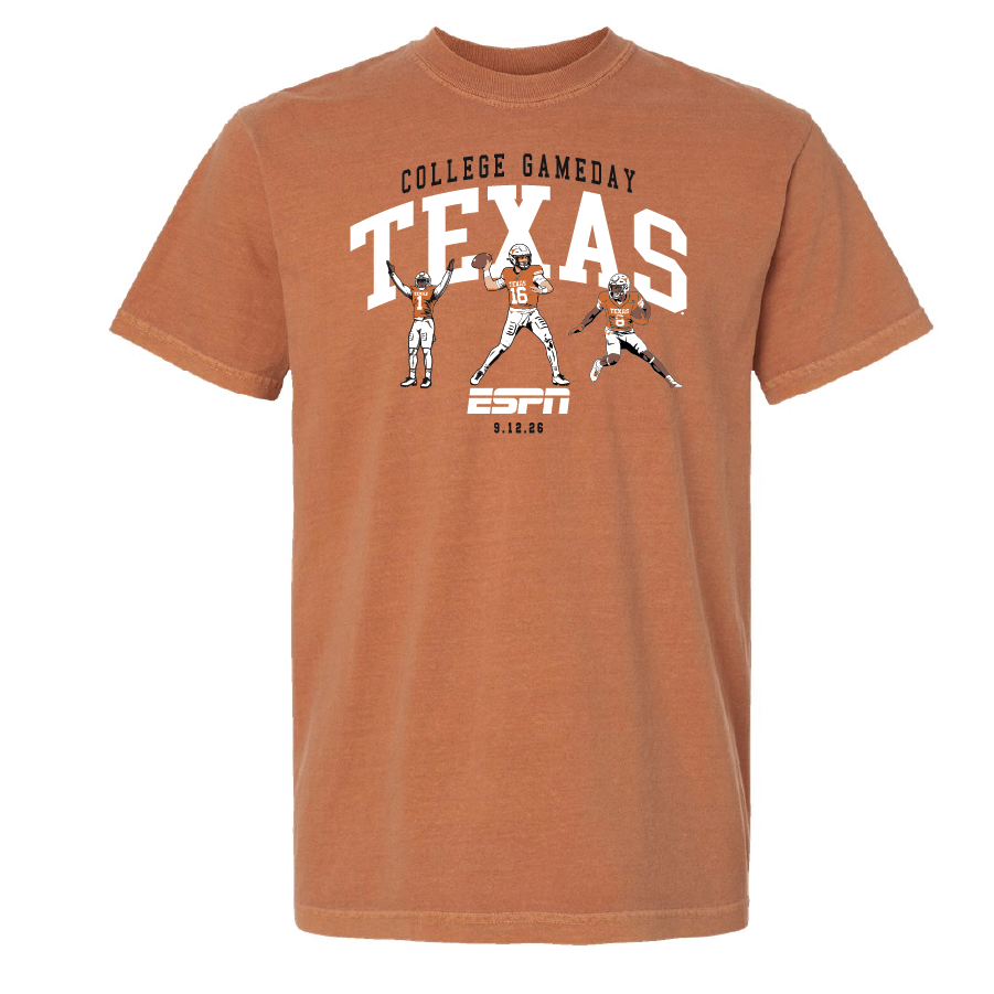 2026 ESPN College Gameday Week 2 Playmakers Tee - Texas Football