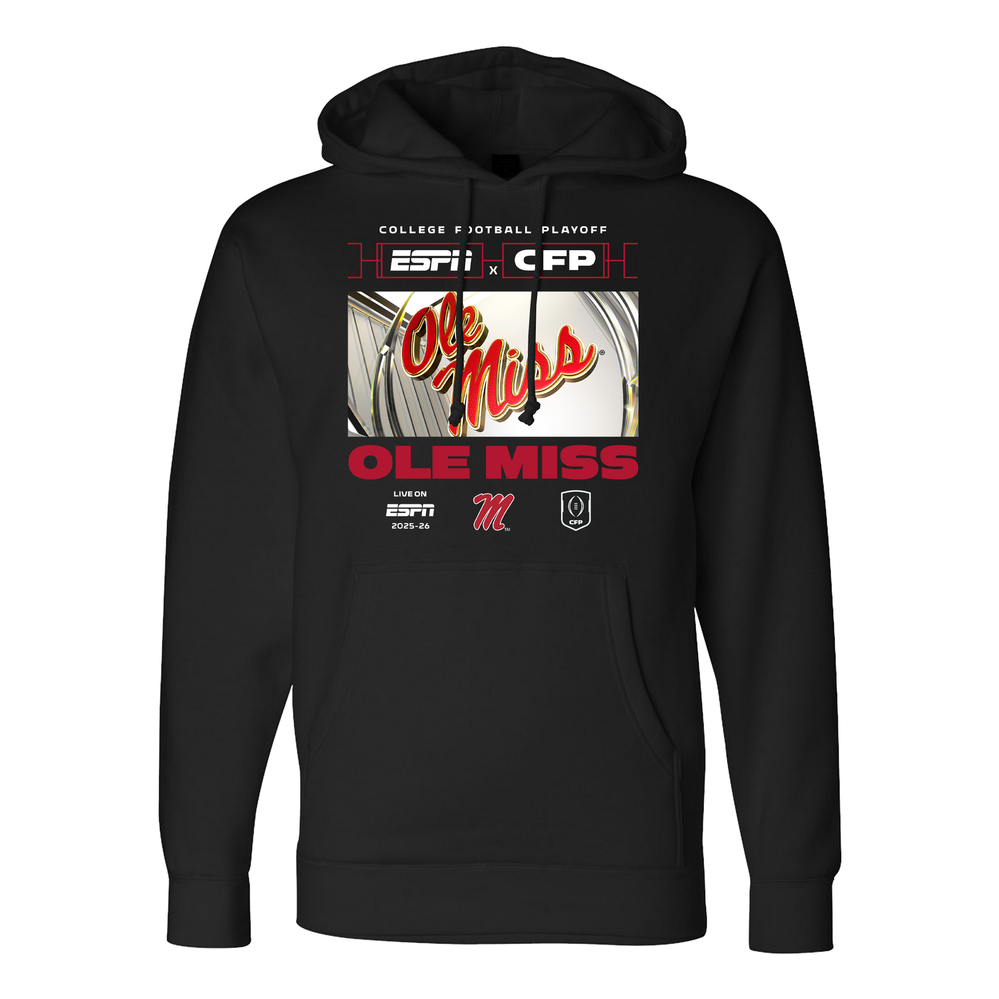 '25|'26 ESPN x CFP Ole Miss Window Hoodie