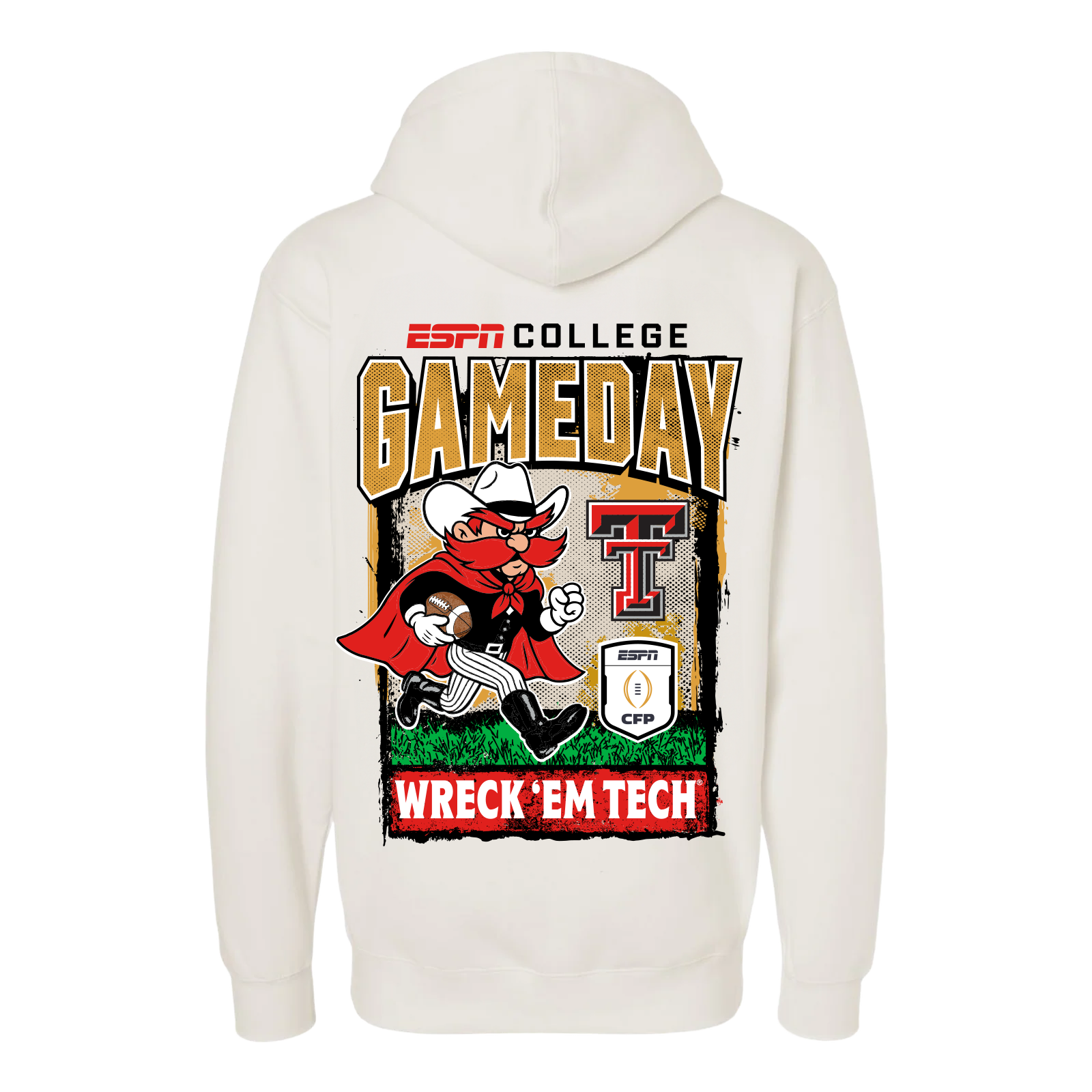 CFP '25|'26 Gameday Texas Tech Mascot Hoodie
