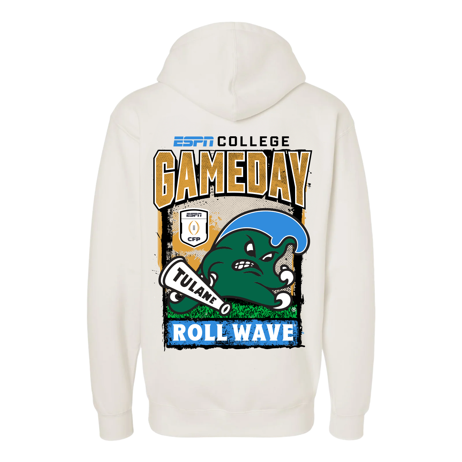CFP '25|'26 Gameday Tulane Mascot Hoodie