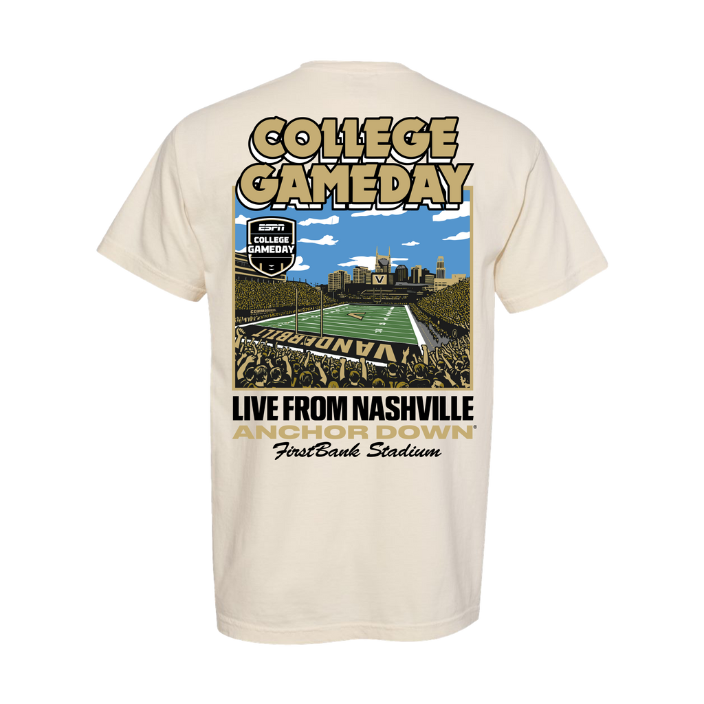 College GameDay Live From Nashville Anchor Down Tee