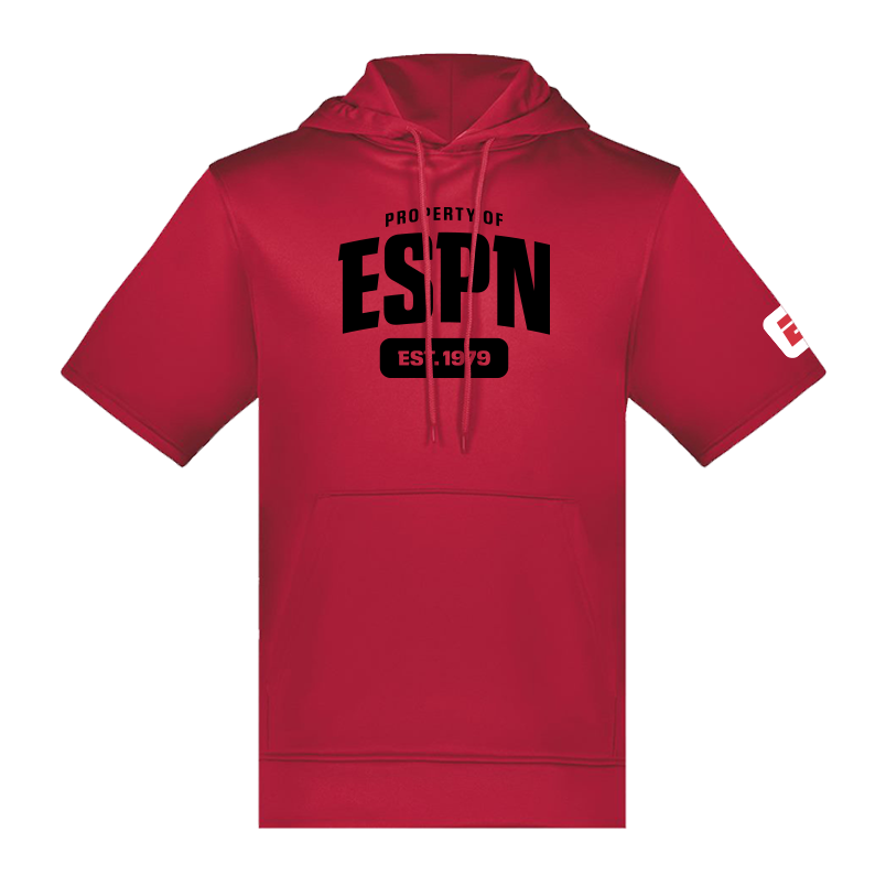 Property of ESPN 1979 Short Sleeve Hoodie - Red