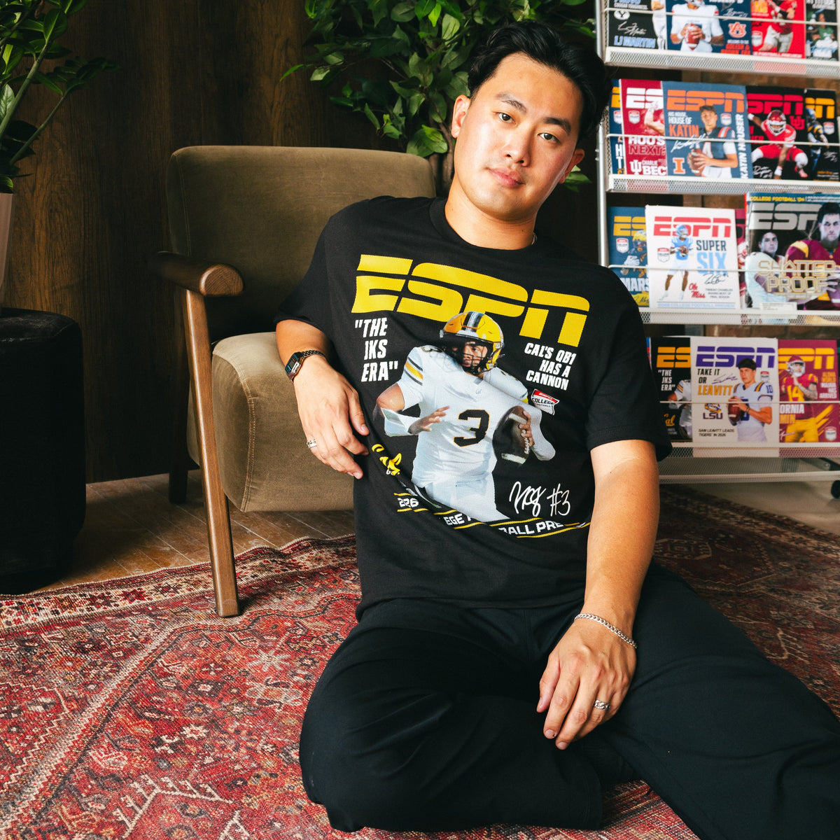 2026 ESPN The Magazine Collection - Black - Jaron-Keawe Sagapolutele