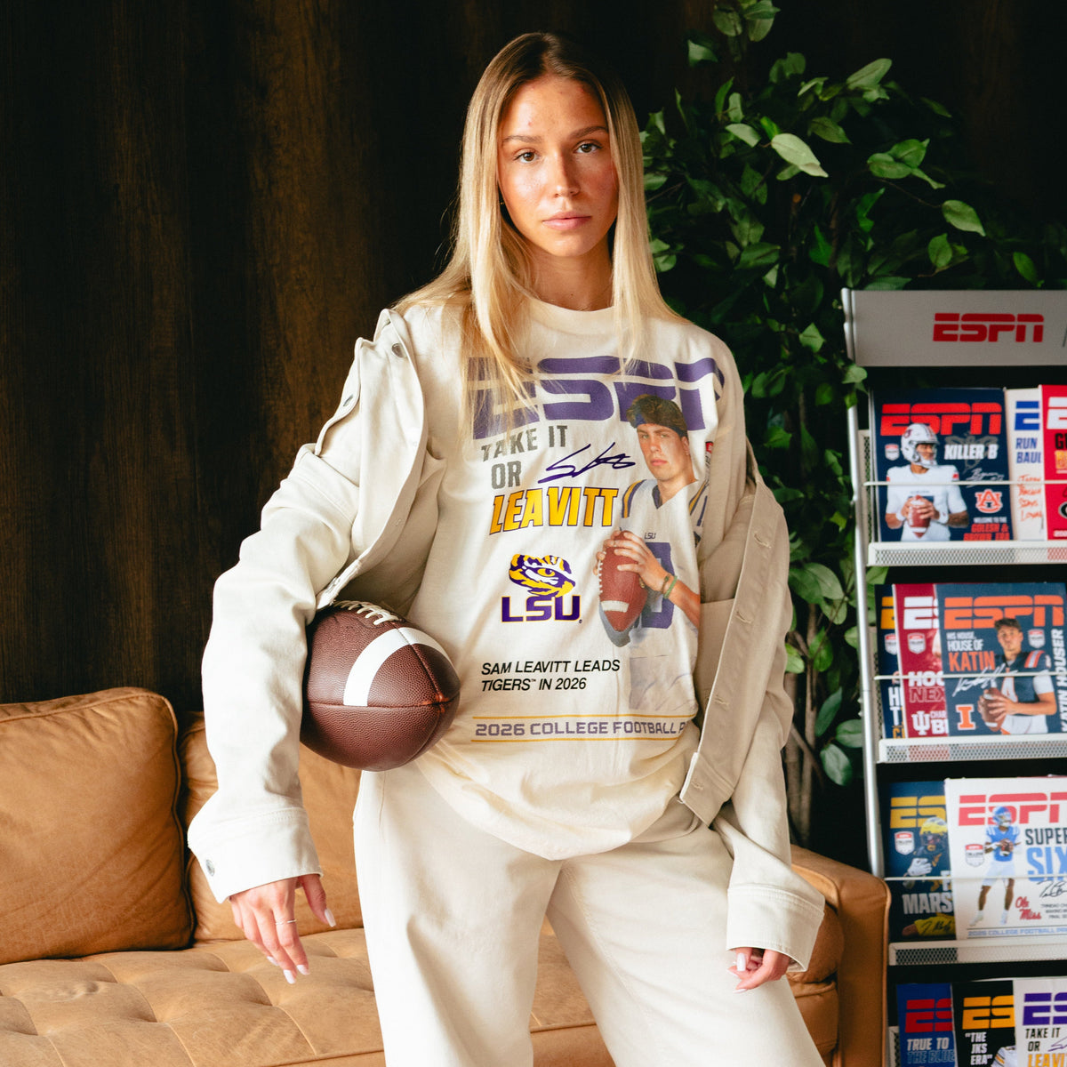 2026 ESPN The Magazine Collection - Ivory - Sam Leavitt