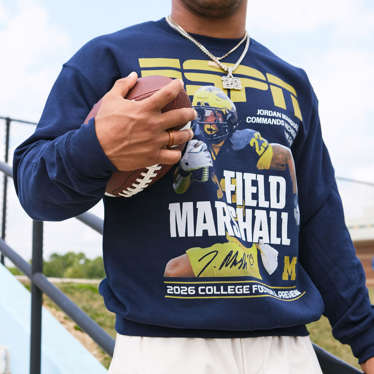 2026 ESPN The Magazine Collection - Navy - Jordan Marshall