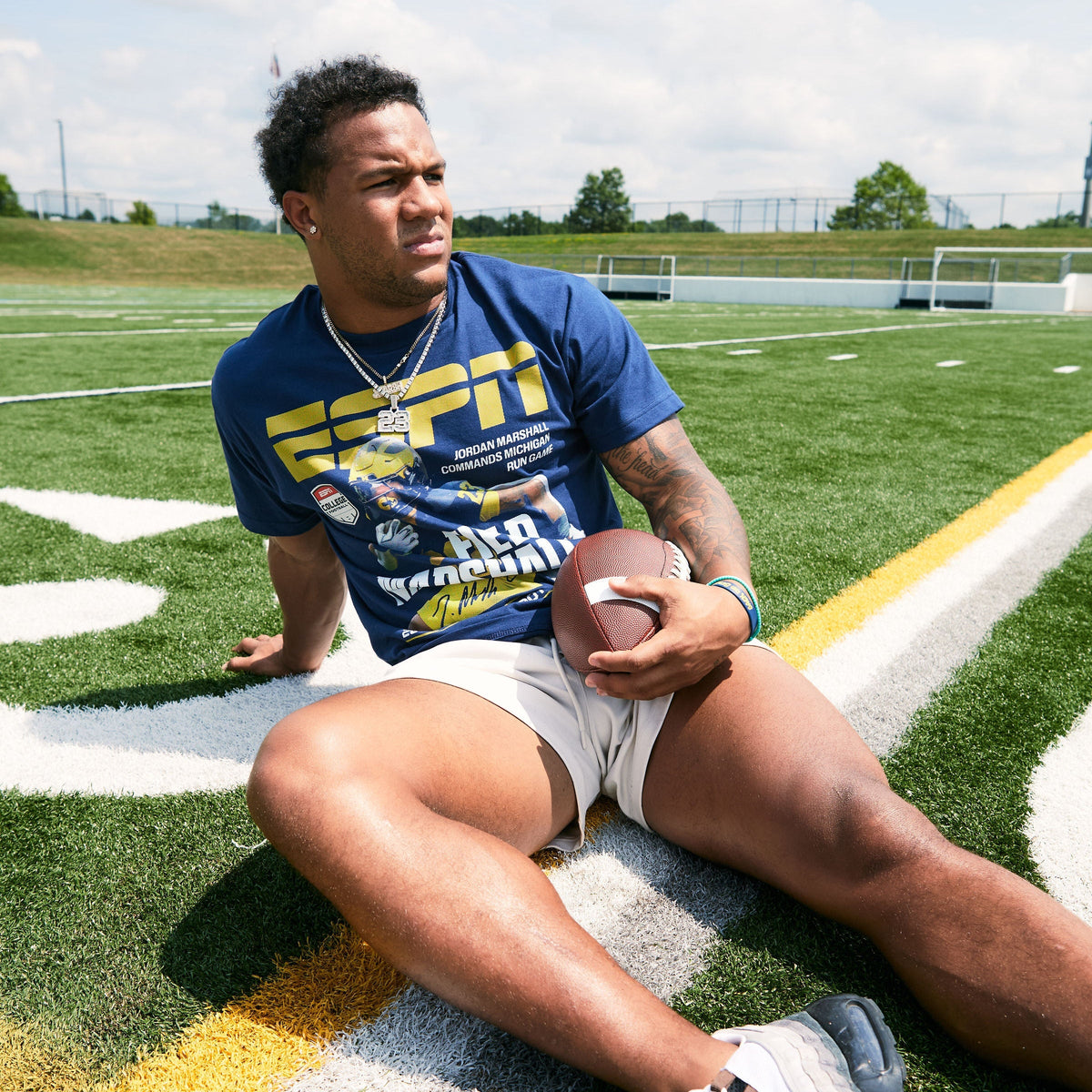 2026 ESPN The Magazine Collection - Navy - Jordan Marshall