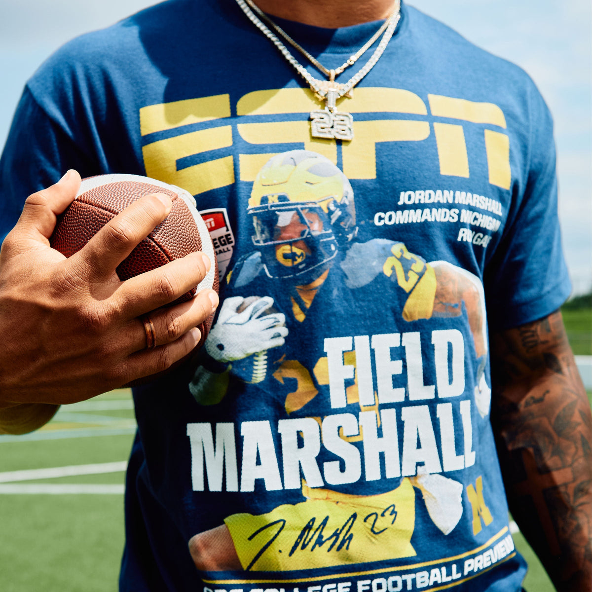 2026 ESPN The Magazine Collection - Navy - Jordan Marshall