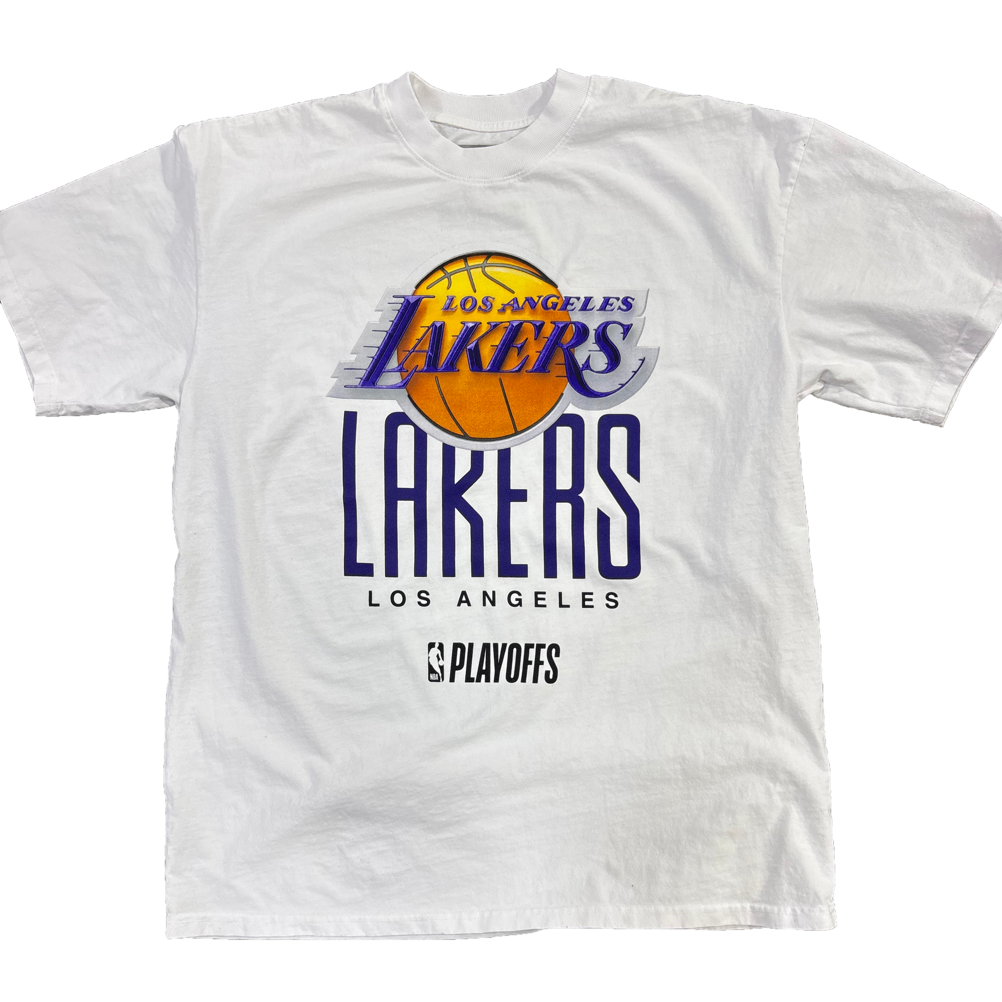 Los Angeles Lakers Playoff White Tee by FISLL