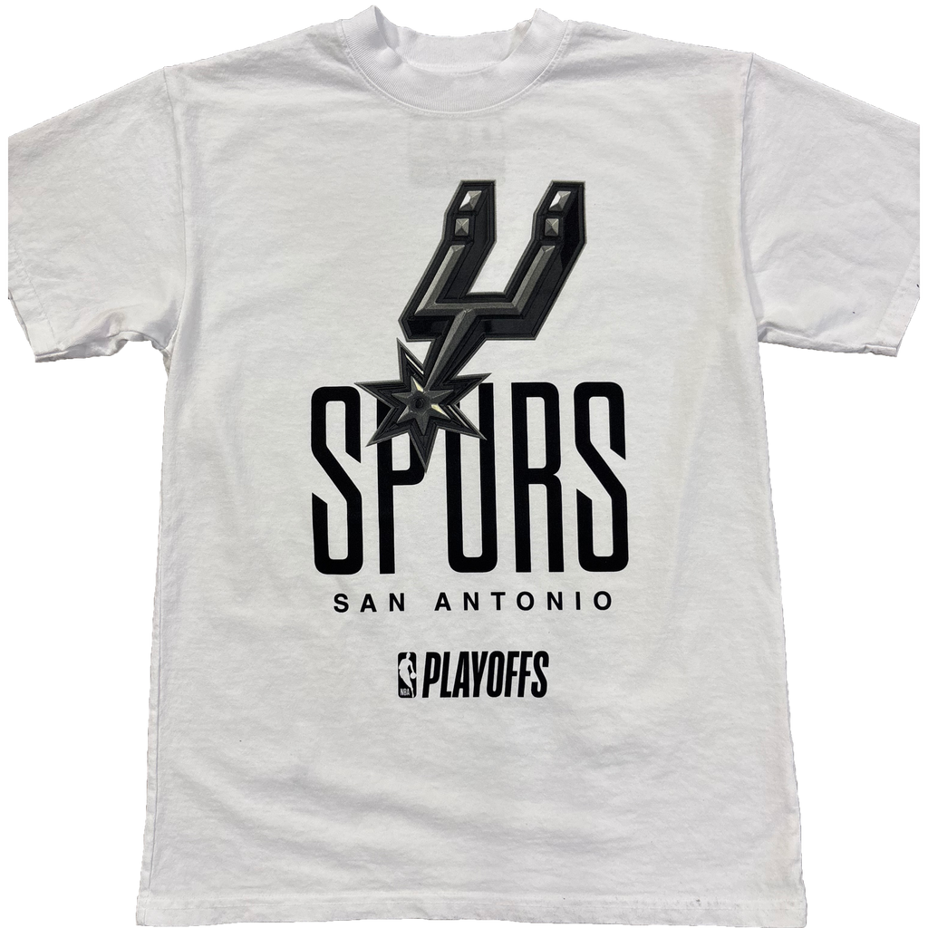 San Antonio Spurs Playoff White Tee by FISLL