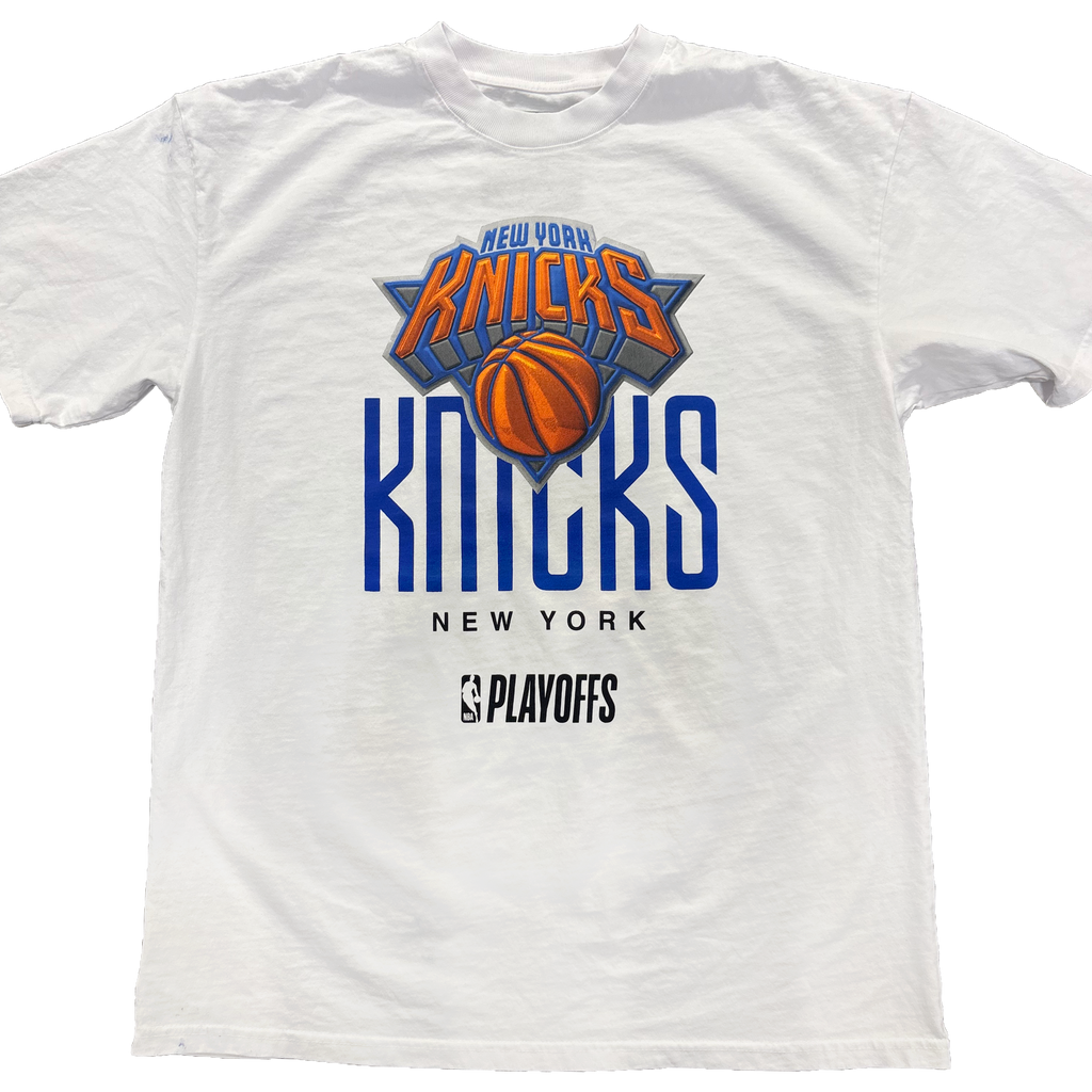 New York Knicks Playoff White Tee by FISLL