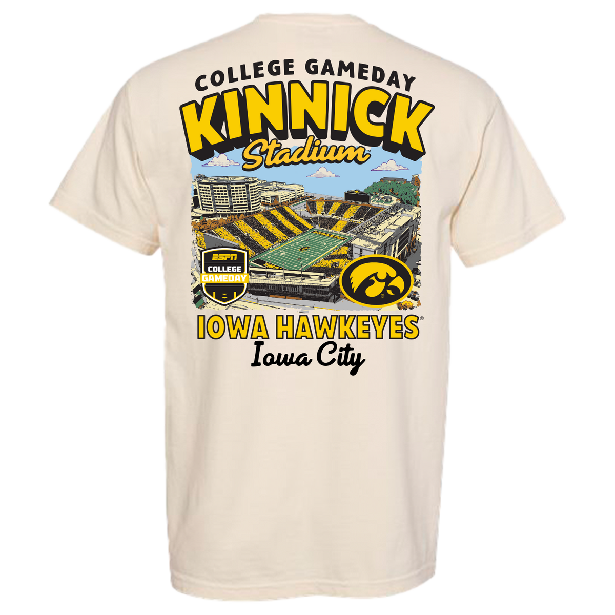College GameDay Iowa Hawkeyes Stadium Tee