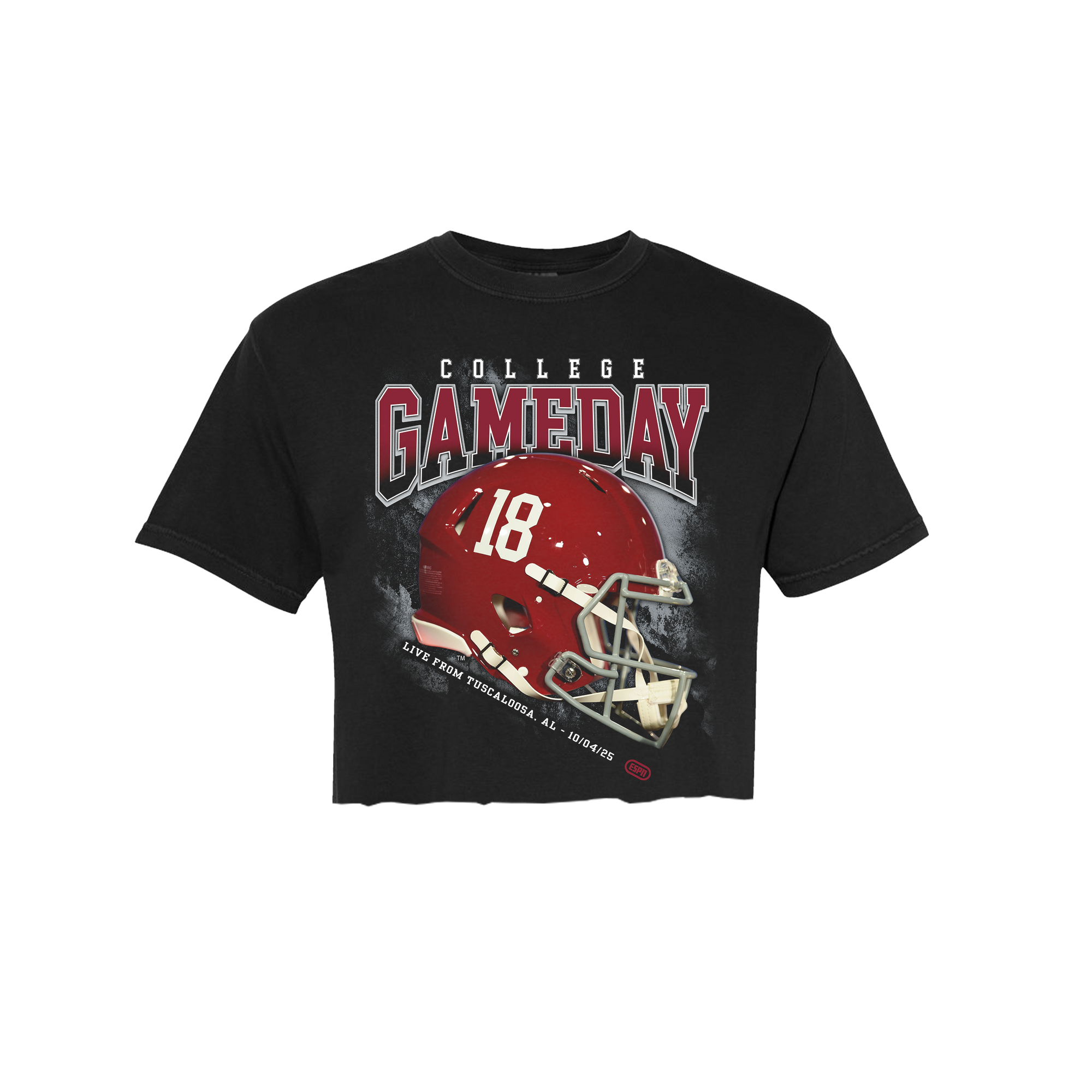 College GameDay Alabama Crop Tee