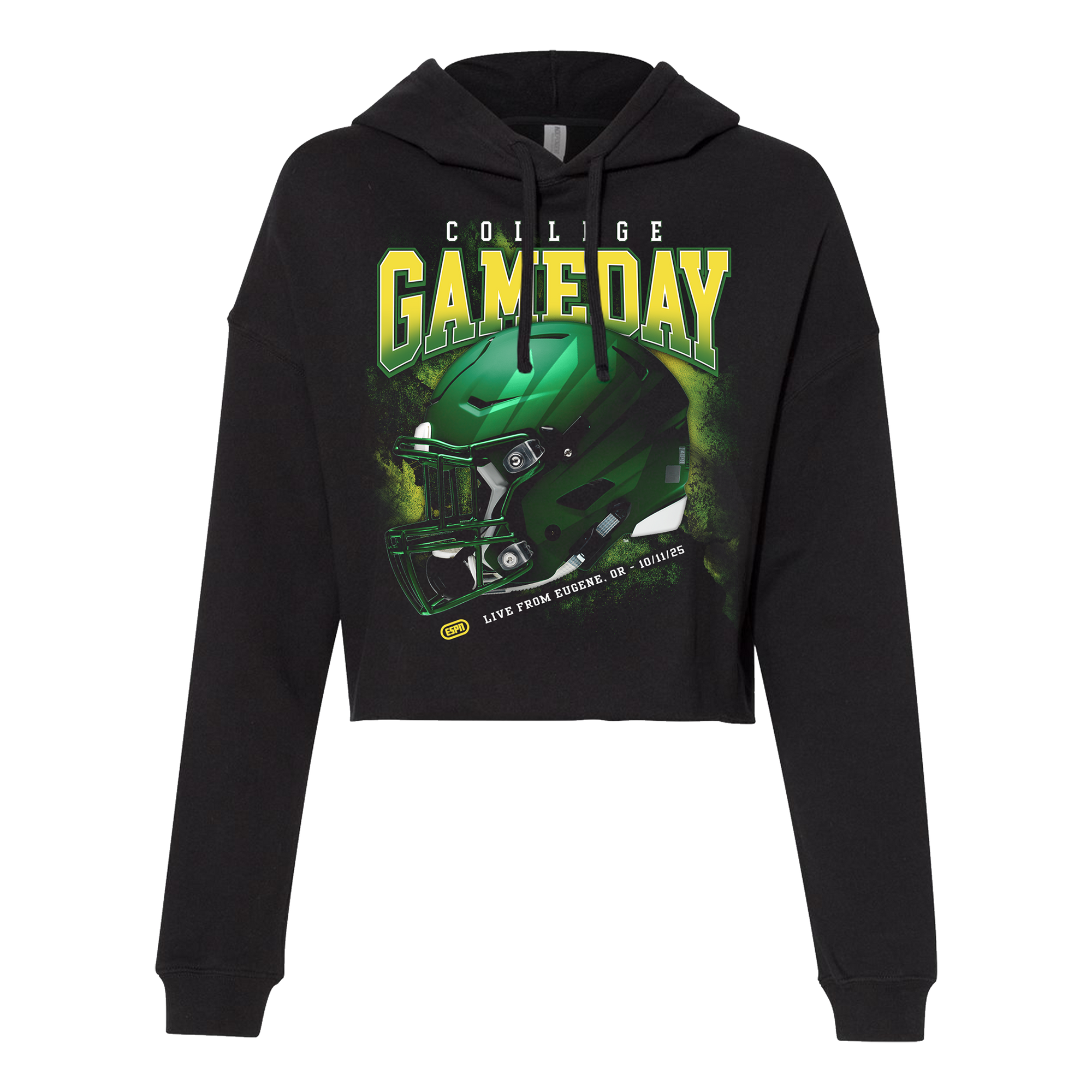 College GameDay Oregon Crop Hoodie