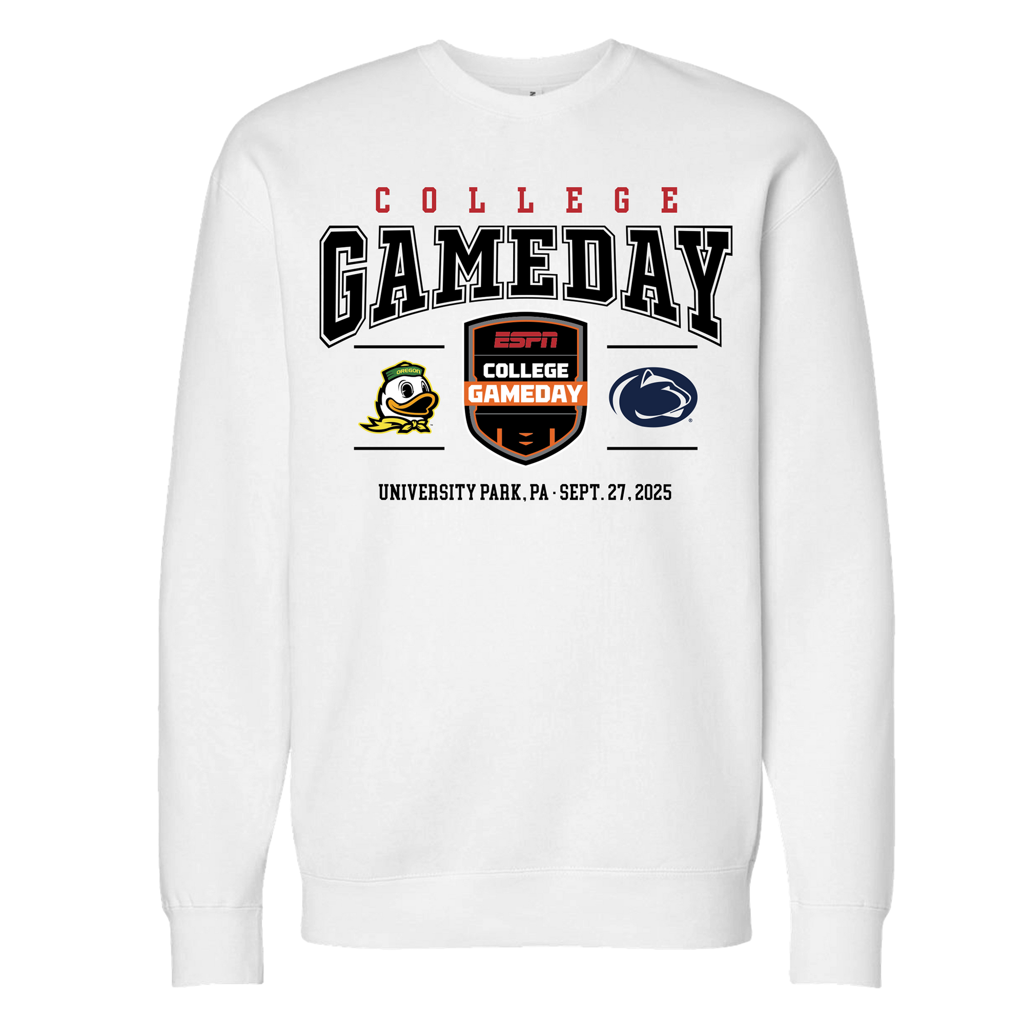 College GameDay Oregon vs. Penn State Crewneck