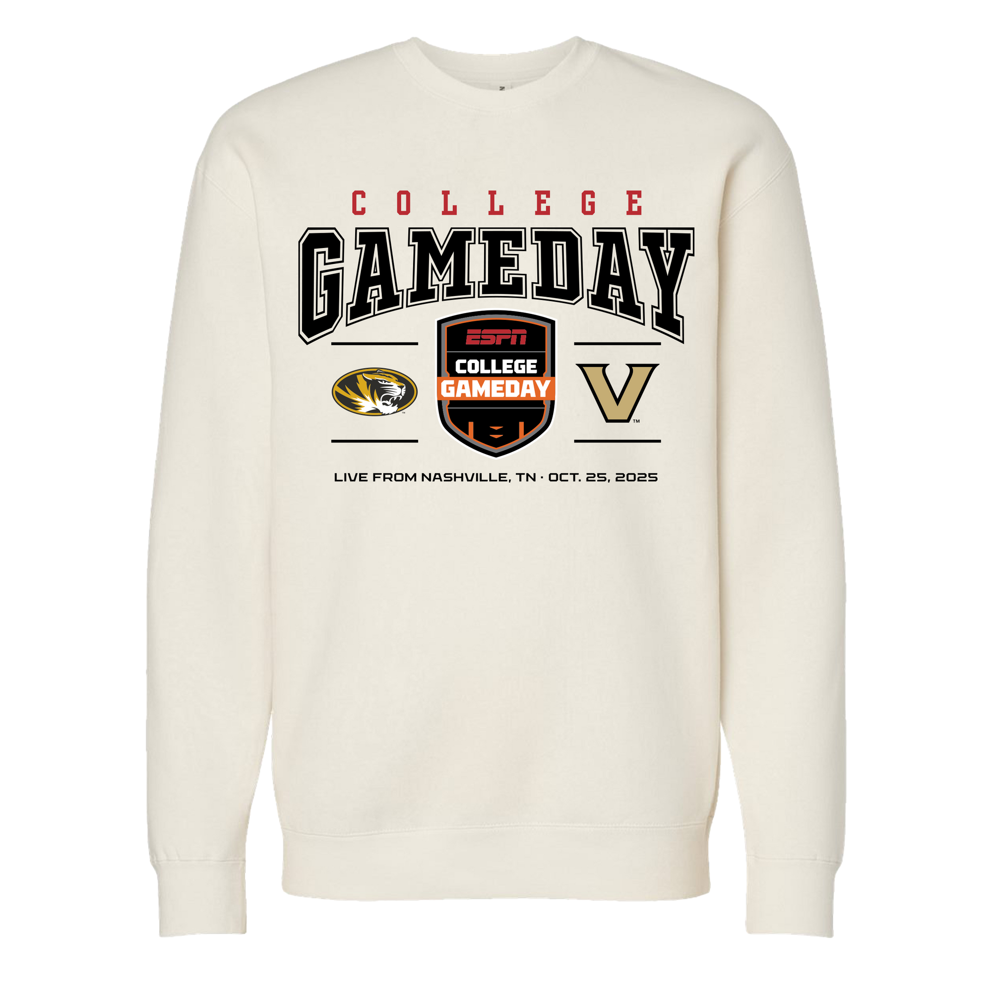 College GameDay Missouri vs. Vanderbilt Crewneck